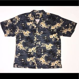 Tommy Bahama Men’s 100% silk shirt XL